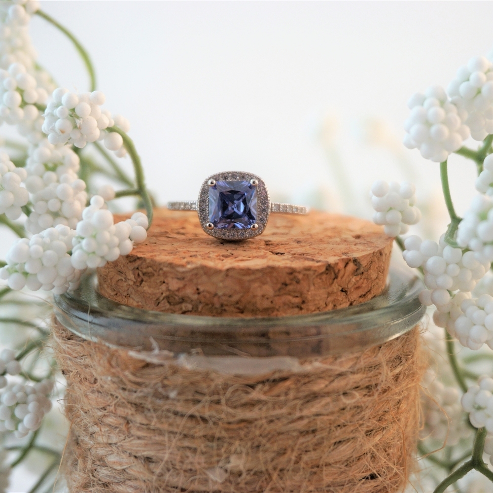 925 Sterling Silver Tanzanite Ring